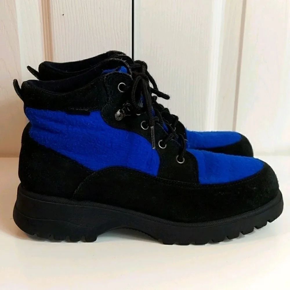 SPORTO Polartec Blue Black Hiking Boots Sz 9